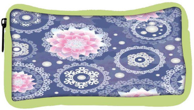 

Snoogg Eco Friendly Canvas Delightful Flower Pattern Cute Student Pen Pencil Case Coin Purse Pouch Cosmetic Makeup Bag (GREEN) Pouch(Multicolor)