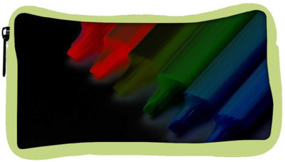 

Snoogg Eco Friendly Canvas Colorful Crayons Designer Student Pen Pencil Case Coin Purse Pouch Cosmetic Makeup Bag (GREEN) Pouch(Multicolor)