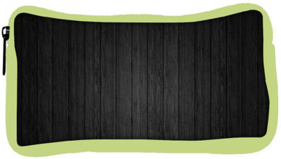 

Snoogg Eco Friendly Canvas Black Wood Designer Student Pen Pencil Case Coin Purse Pouch Cosmetic Makeup Bag (GREEN) Pouch(Multicolor)
