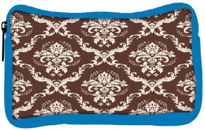 

Snoogg Eco Friendly Canvas Brown Pattern Designer Student Pen Pencil Case Coin Purse Pouch Cosmetic Makeup Bag (BLUE) Pouch(Multicolor)