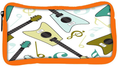 

Snoogg Eco Friendly Canvas Guitars Designer Student Pen Pencil Case Coin Purse Pouch Cosmetic Makeup Bag (ORANGE) Pouch(Multicolor)