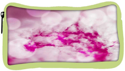 

Snoogg Eco Friendly Canvas Cloud Pink Background Student Pen Pencil Case Coin Purse Pouch Cosmetic Makeup Bag (GREEN) Pouch(Multicolor)