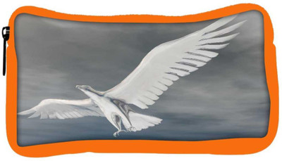 

Snoogg Eco Friendly Canvas Eagle Student Pen Pencil Case Coin Purse Pouch Cosmetic Makeup Bag (ORANGE) Pouch(Multicolor)
