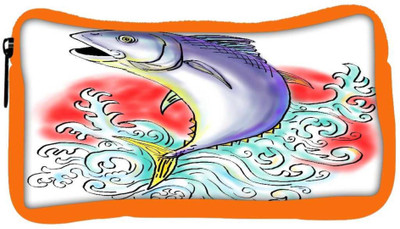 

Snoogg Eco Friendly Canvas Bluefin Tuna Jumping With Waves Student Pen Pencil Case Coin Purse Pouch Cosmetic Makeup Bag (ORANGE) Pouch(Multicolor)