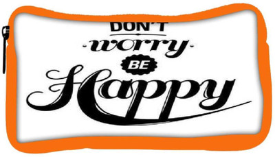 

Snoogg Eco Friendly Canvas Be Happy Student Pen Pencil Case Coin Purse Pouch Cosmetic Makeup Bag (ORANGE) Pouch(Multicolor)