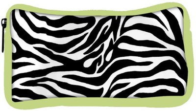 

Snoogg Eco Friendly Canvas Zebra Skin Designer Student Pen Pencil Case Coin Purse Pouch Cosmetic Makeup Bag (GREEN) Pouch(Multicolor)