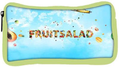 

Snoogg Eco Friendly Canvas Fruitsalad Designer Student Pen Pencil Case Coin Purse Pouch Cosmetic Makeup Bag (GREEN) Pouch(Multicolor)