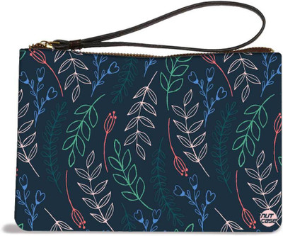 

Nutcase Leaves And Branches - Blue Pouch(Multicolor)