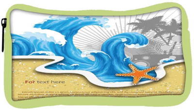 

Snoogg Eco Friendly Canvas Vector Summer Background With Waves Student Pen Pencil Case Coin Purse Pouch Cosmetic Makeup Bag (GREEN) Pouch(Multicolor)