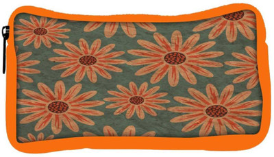 

Snoogg Eco Friendly Canvas Colorful Floral Pattern In Cartoon Style Texture With Flowers Endless Flora Student Pen Pencil Case Coin Purse Pouch Cosmetic Makeup Bag (ORANGE) Pouch(Multicolor)