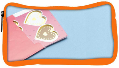 

Snoogg Eco Friendly Canvas Heart Of Cards Designer Student Pen Pencil Case Coin Purse Pouch Cosmetic Makeup Bag (ORANGE) Pouch(Multicolor)