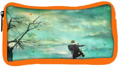 

Snoogg Eco Friendly Canvas Scare Crow Designer Student Pen Pencil Case Coin Purse Pouch Cosmetic Makeup Bag (ORANGE) Pouch(Multicolor)