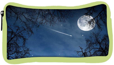 

Snoogg Eco Friendly Canvas Falling Stars Designer Student Pen Pencil Case Coin Purse Pouch Cosmetic Makeup Bag (GREEN) Pouch(Multicolor)