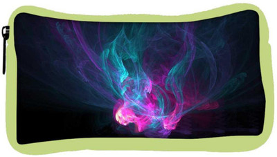 

Snoogg Eco Friendly Canvas Multicolor Smoke Pattern Designer Student Pen Pencil Case Coin Purse Pouch Cosmetic Makeup Bag (GREEN) Pouch(Multicolor)