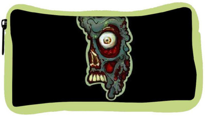 

Snoogg Eco Friendly Canvas Zombie Face Designer Student Pen Pencil Case Coin Purse Pouch Cosmetic Makeup Bag (GREEN) Pouch(Multicolor)