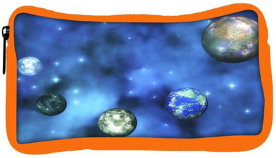 

Snoogg Eco Friendly Canvas Cosmic Visualization Student Pen Pencil Case Coin Purse Pouch Cosmetic Makeup Bag (ORANGE) Pouch(Multicolor)