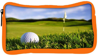 

Snoogg Eco Friendly Canvas Golf Ball Designer Student Pen Pencil Case Coin Purse Pouch Cosmetic Makeup Bag (ORANGE) Pouch(Multicolor)