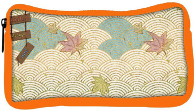 

Snoogg Eco Friendly Canvas Abstract Design Aon Designer Student Pen Pencil Case Coin Purse Pouch Cosmetic Makeup Bag (ORANGE) Pouch(Multicolor)