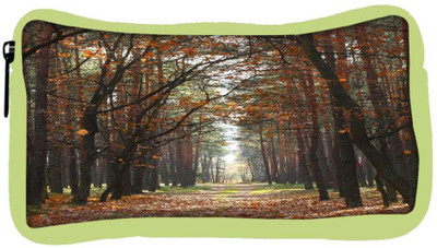

Snoogg Eco Friendly Canvas Autumn Student Pen Pencil Case Coin Purse Pouch Cosmetic Makeup Bag (GREEN) Pouch(Multicolor)