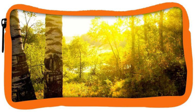 

Snoogg Eco Friendly Canvas Yellow Tree Designer Student Pen Pencil Case Coin Purse Pouch Cosmetic Makeup Bag (ORANGE) Pouch(Multicolor)