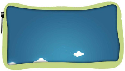 

Snoogg Eco Friendly Canvas Multiple Clouds Designer Student Pen Pencil Case Coin Purse Pouch Cosmetic Makeup Bag (GREEN) Pouch(Multicolor)