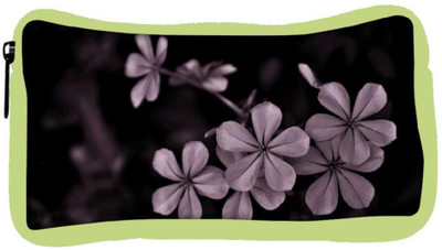 

Snoogg Eco Friendly Canvas Grey Flower Designer Student Pen Pencil Case Coin Purse Pouch Cosmetic Makeup Bag (GREEN) Pouch(Multicolor)