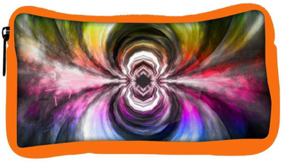

Snoogg Eco Friendly Canvas Music Maddness Designer Student Pen Pencil Case Coin Purse Pouch Cosmetic Makeup Bag (ORANGE) Pouch(Multicolor)