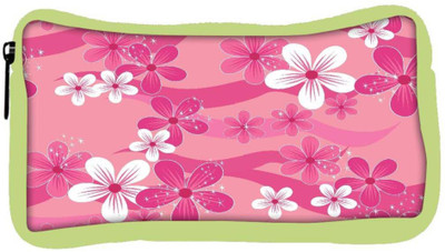 

Snoogg Eco Friendly Canvas Floral Pink Pattern Designer Student Pen Pencil Case Coin Purse Pouch Cosmetic Makeup Bag (GREEN) Pouch(Multicolor)