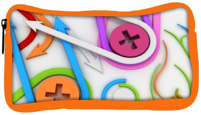 

Snoogg Eco Friendly Canvas Be Positive Designer Student Pen Pencil Case Coin Purse Pouch Cosmetic Makeup Bag (ORANGE) Pouch(Multicolor)