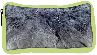 

Snoogg Eco Friendly Canvas Feathers 2 Texture Student Pen Pencil Case Coin Purse Pouch Cosmetic Makeup Bag (GREEN) Pouch(Multicolor)