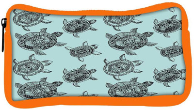 

Snoogg Eco Friendly Canvas Seamless Pattern With Turtles Seamless Pattern Can Be Used For Wallpaper Student Pen Pencil Case Coin Purse Pouch Cosmetic Makeup Bag (ORANGE) Pouch(Multicolor)