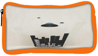 

Snoogg Eco Friendly Canvas Spaceship Designer Student Pen Pencil Case Coin Purse Pouch Cosmetic Makeup Bag (ORANGE) Pouch(Multicolor)