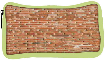 

Snoogg Eco Friendly Canvas Bricks Wall Designer Student Pen Pencil Case Coin Purse Pouch Cosmetic Makeup Bag (GREEN) Pouch(Multicolor)