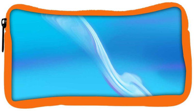 

Snoogg Eco Friendly Canvas Wavy Pathway Design Designer Student Pen Pencil Case Coin Purse Pouch Cosmetic Makeup Bag (ORANGE) Pouch(Multicolor)