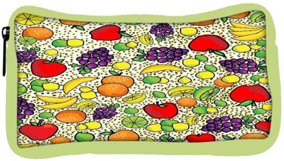 

Snoogg Eco Friendly Canvas Plenty Of Fruits Designer Student Pen Pencil Case Coin Purse Pouch Cosmetic Makeup Bag (GREEN) Pouch(Multicolor)
