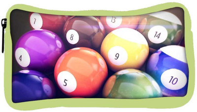 

Snoogg Eco Friendly Canvas Billiard Balls Designer Student Pen Pencil Case Coin Purse Pouch Cosmetic Makeup Bag (GREEN) Pouch(Multicolor)