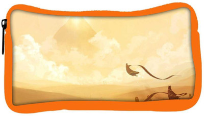 

Snoogg Eco Friendly Canvas Journey In Desert Designer Student Pen Pencil Case Coin Purse Pouch Cosmetic Makeup Bag (ORANGE) Pouch(Multicolor)