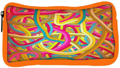 

Snoogg Eco Friendly Canvas Seamless Abstract Hand Drawn Waves Pattern Student Pen Pencil Case Coin Purse Pouch Cosmetic Makeup Bag (ORANGE) Pouch(Multicolor)