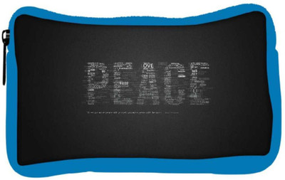 

Snoogg Eco Friendly Canvas Peace Designer Student Pen Pencil Case Coin Purse Pouch Cosmetic Makeup Bag (BLUE) Pouch(Multicolor)