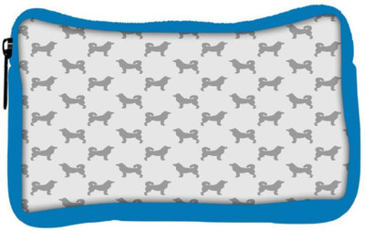 

Snoogg Eco Friendly Canvas Dogs In Grey Pattern Designer Student Pen Pencil Case Coin Purse Pouch Cosmetic Makeup Bag (BLUE) Pouch(Multicolor)
