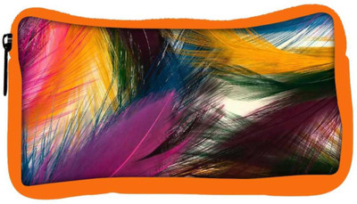 

Snoogg Eco Friendly Canvas Feather Strokes Student Pen Pencil Case Coin Purse Pouch Cosmetic Makeup Bag (ORANGE) Pouch(Multicolor)