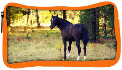 

Snoogg Eco Friendly Canvas Dark Black Horse Designer Student Pen Pencil Case Coin Purse Pouch Cosmetic Makeup Bag (ORANGE) Pouch(Multicolor)