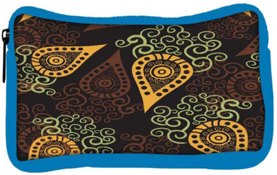 

Snoogg Eco Friendly Canvas Yellow Pattern Designer Student Pen Pencil Case Coin Purse Pouch Cosmetic Makeup Bag (BLUE) Pouch(Multicolor)