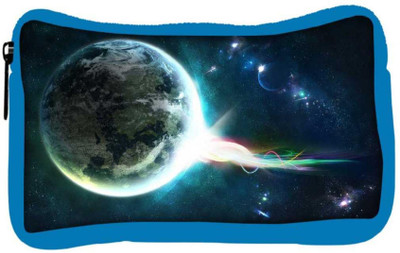 

Snoogg Eco Friendly Canvas Abstract Earth Designer Student Pen Pencil Case Coin Purse Pouch Cosmetic Makeup Bag (BLUE) Pouch(Multicolor)