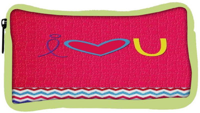 

Snoogg Eco Friendly Canvas I Love You Minimal Student Pen Pencil Case Coin Purse Pouch Cosmetic Makeup Bag (GREEN) Pouch(Multicolor)