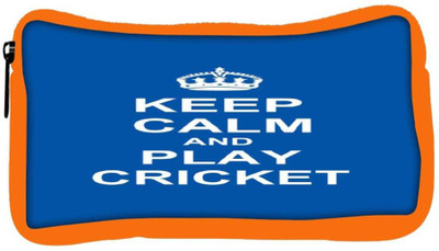 

Snoogg Eco Friendly Canvas Keep Calm And Play Cricket Student Pen Pencil Case Coin Purse Pouch Cosmetic Makeup Bag (ORANGE) Pouch(Multicolor)