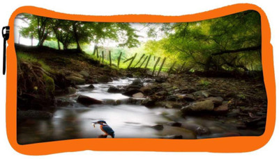 

Snoogg Eco Friendly Canvas Small Bird Designer Student Pen Pencil Case Coin Purse Pouch Cosmetic Makeup Bag (ORANGE) Pouch(Multicolor)