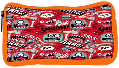

Snoogg Eco Friendly Canvas Woah Aaah Student Pen Pencil Case Coin Purse Pouch Cosmetic Makeup Bag (ORANGE) Pouch(Multicolor)