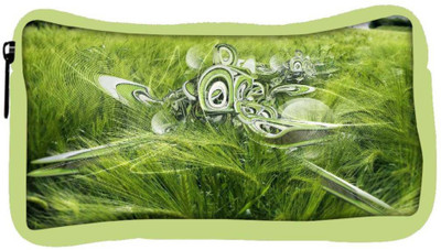 

Snoogg Eco Friendly Canvas Abstract Spider Web Designer Student Pen Pencil Case Coin Purse Pouch Cosmetic Makeup Bag (GREEN) Pouch(Multicolor)