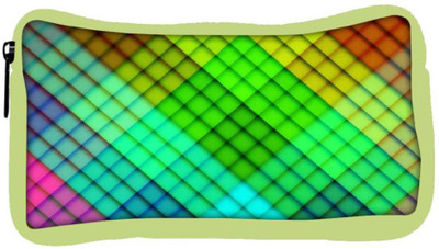 

Snoogg Eco Friendly Canvas Rainbow Diamond Pattern 2689 Student Pen Pencil Case Coin Purse Pouch Cosmetic Makeup Bag (GREEN) Pouch(Multicolor)